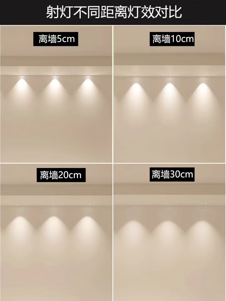 射燈離墻最佳距離